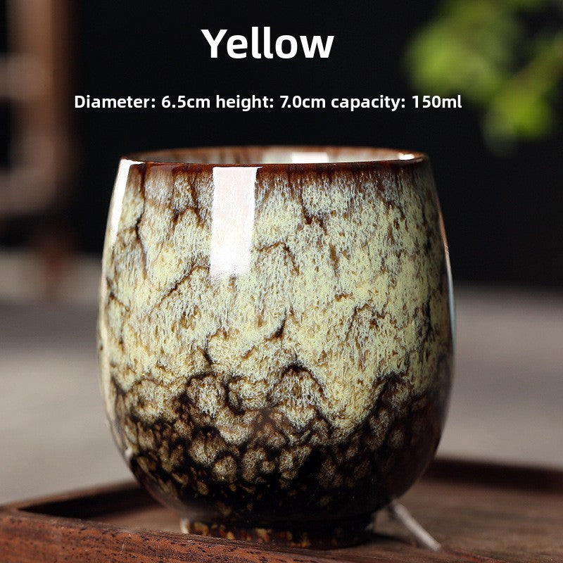 Kiln Change Ceramic Tea Cup for Personal Use