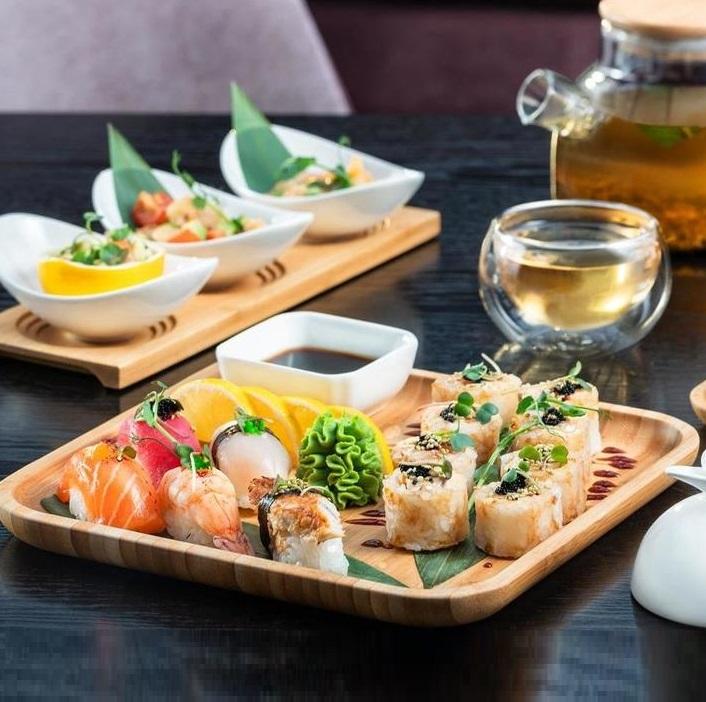 Bamboo Square Plate 7" inch X 7" inch | For Appetizers