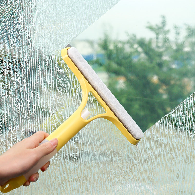 Soft Rubber Glass Wiper for Bathroom Mirror and Window Cleaning