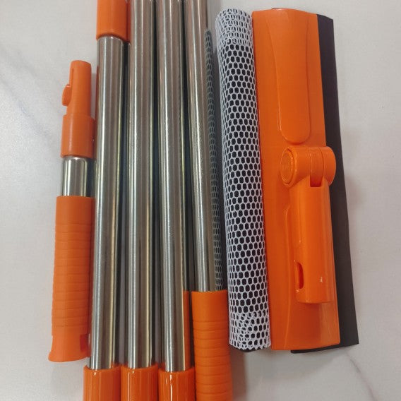Adjustable and Connectable Window Cleaning Squeegee