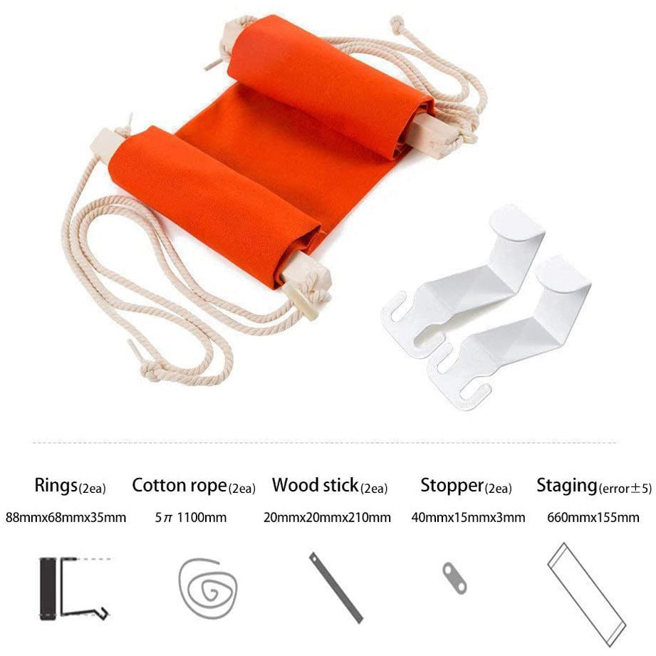 Hanging footrest pad