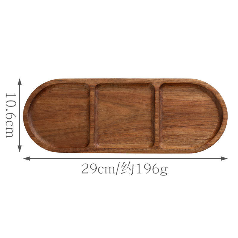 Acacia Wood Tray, Premium Dinner Plate
