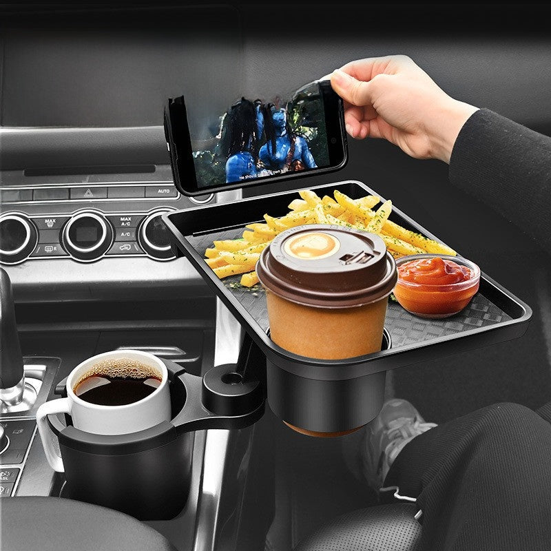 Car cup holder tray