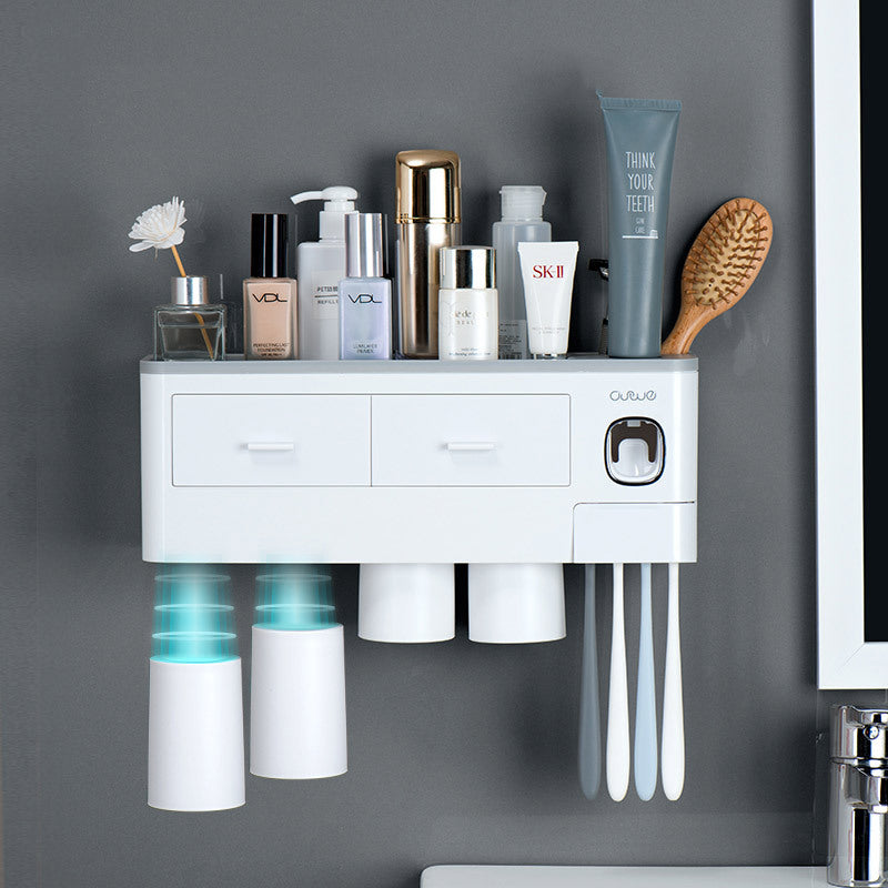 Magnetic Wall Mounted Toothbrush Holder