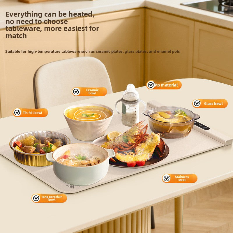 Foldable Digital Silicone Food Warming Plate