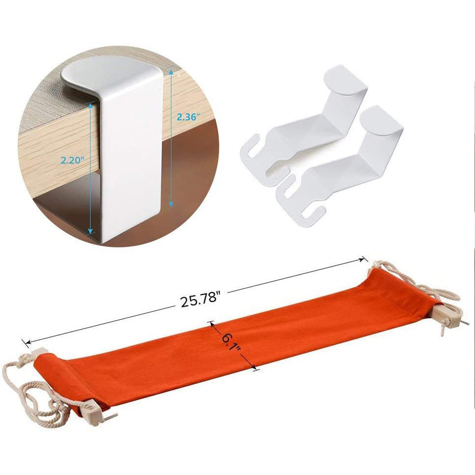 Hanging footrest pad