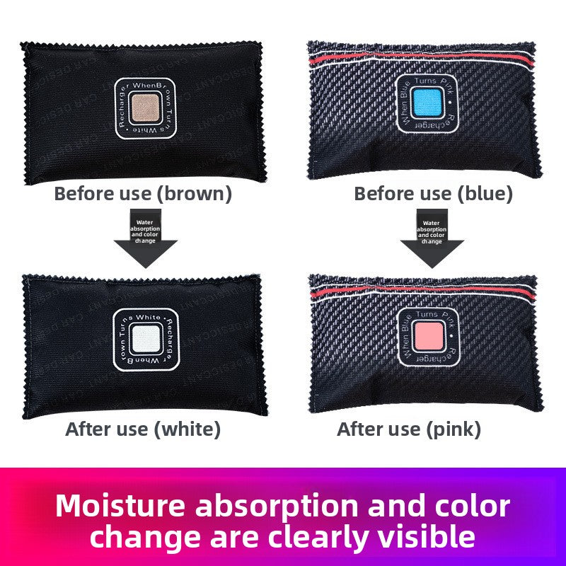 Car-mounted anti-fog, moisture-proof, and dehumidifying pack